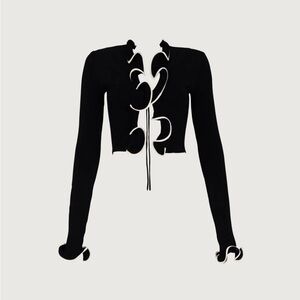 SAME Los angeles Ruffle Hem top